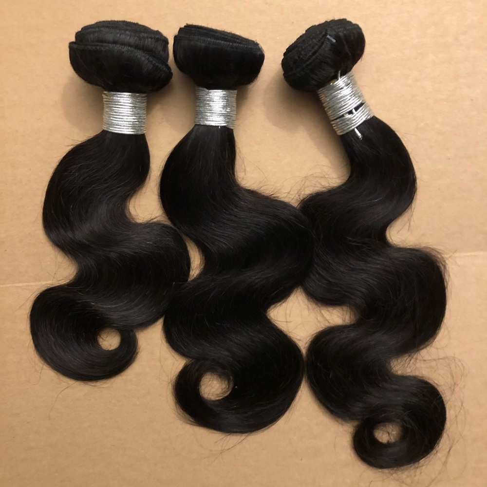 human hair extensions body wave 12"14"16